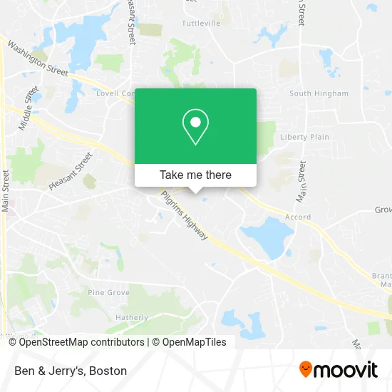 Ben & Jerry’S map