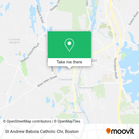 St Andrew Babola Catholic Chr map