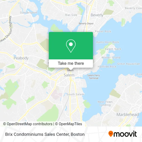Brix Condominiums Sales Center map