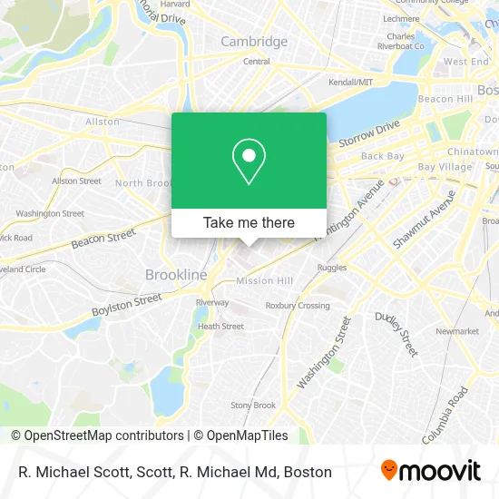 R. Michael Scott, Scott, R. Michael Md map