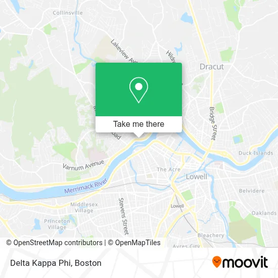 Delta Kappa Phi map