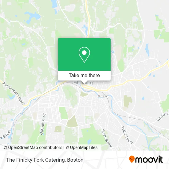 The Finicky Fork Catering map
