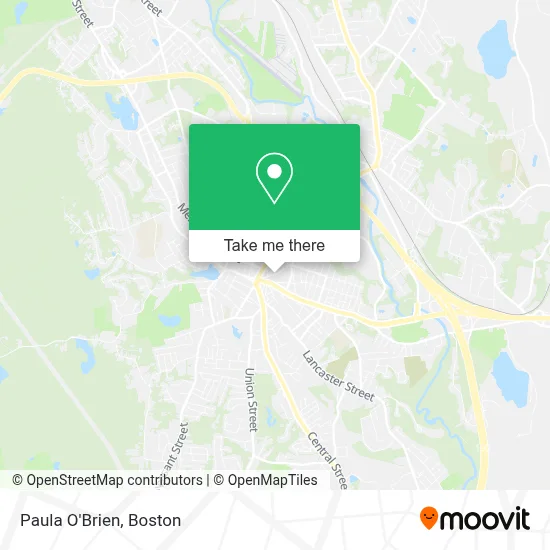 Paula O'Brien map