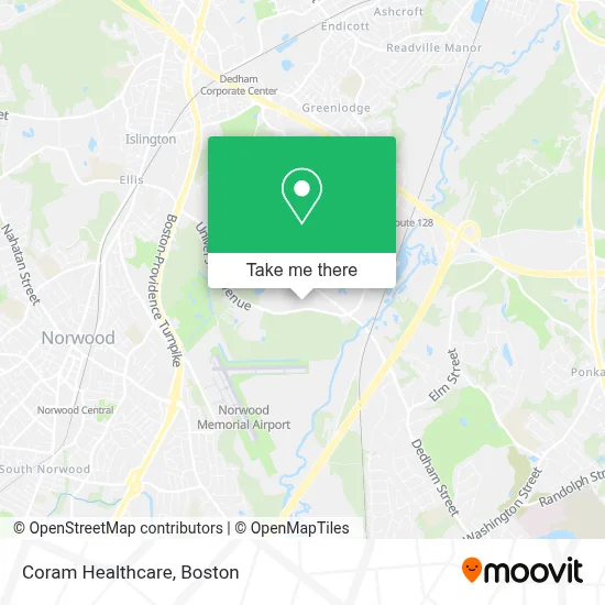 Coram Healthcare map