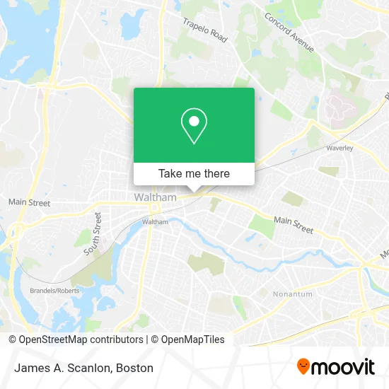 James A. Scanlon map