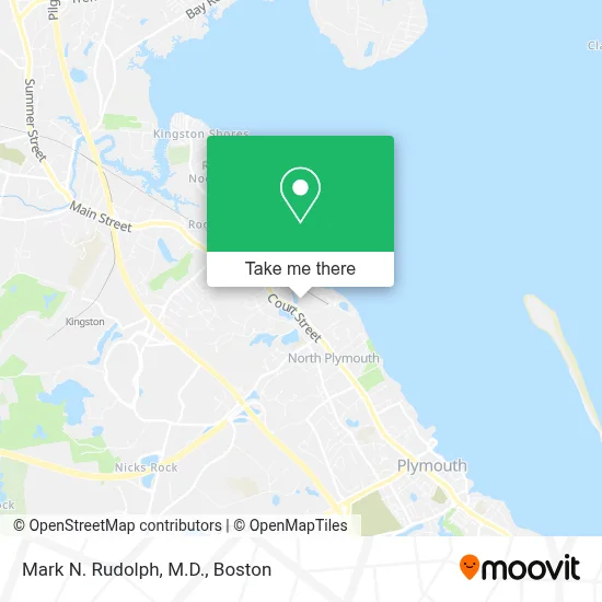Mark N. Rudolph, M.D. map