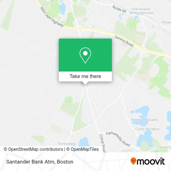 Santander Bank Atm map