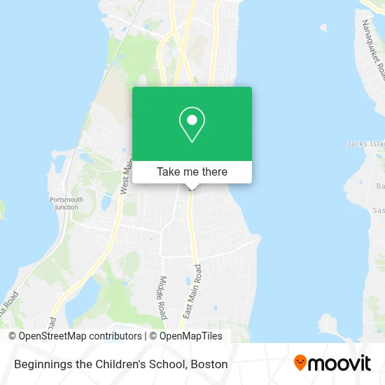 Beginnings the Children's School map