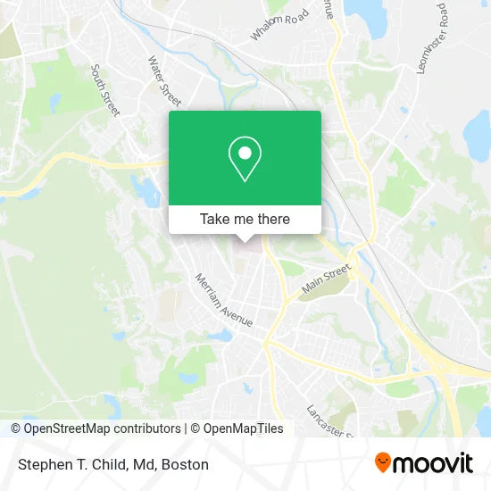 Stephen T. Child, Md map