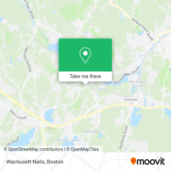 Wachusett Nails map
