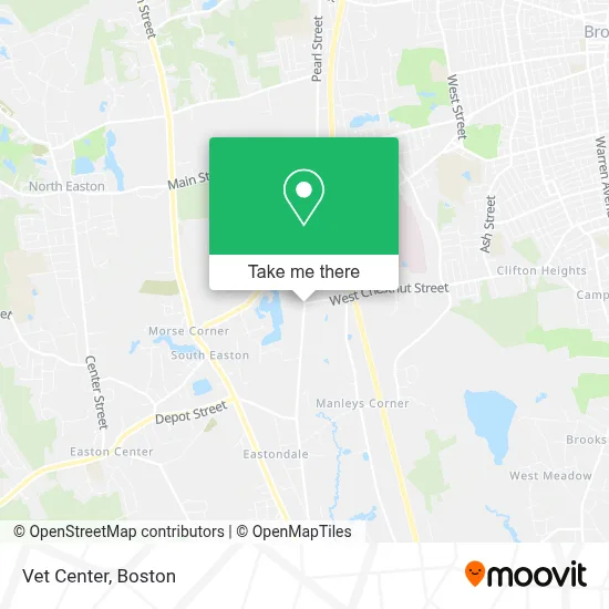 Vet Center map