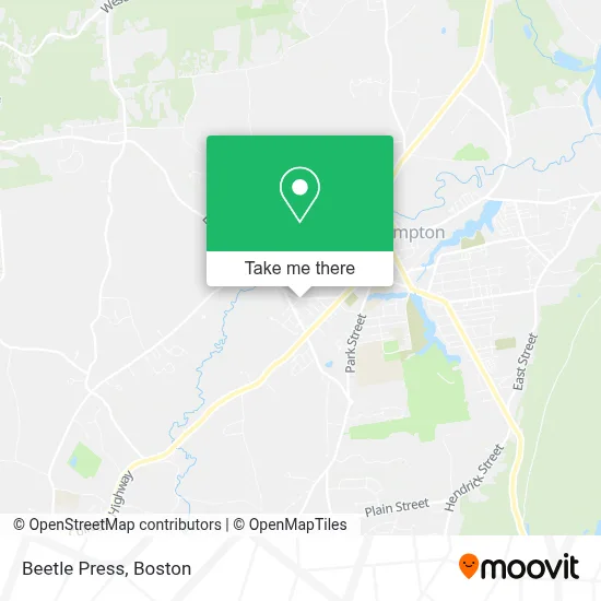 Beetle Press map