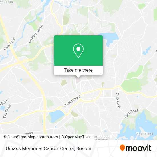 Umass Memorial Cancer Center map