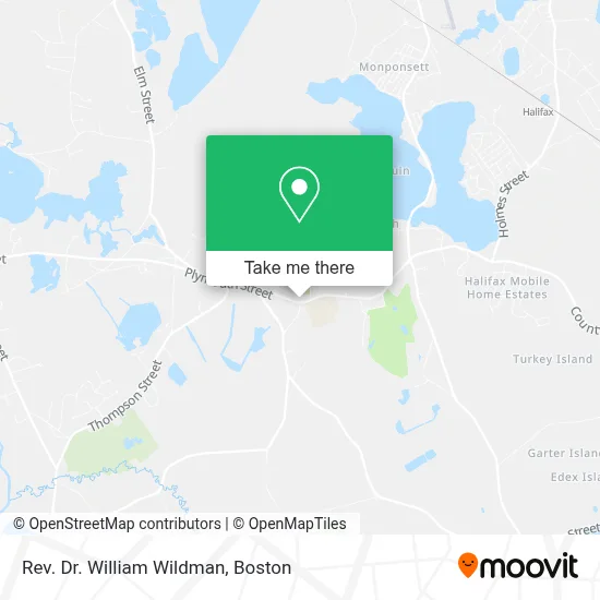 Rev. Dr. William Wildman map