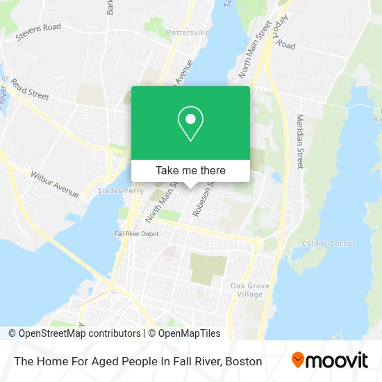 The Home For Aged People In Fall River map