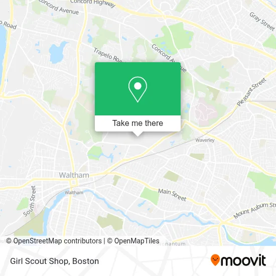 Girl Scout Shop map