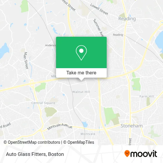 Auto Glass Fitters map