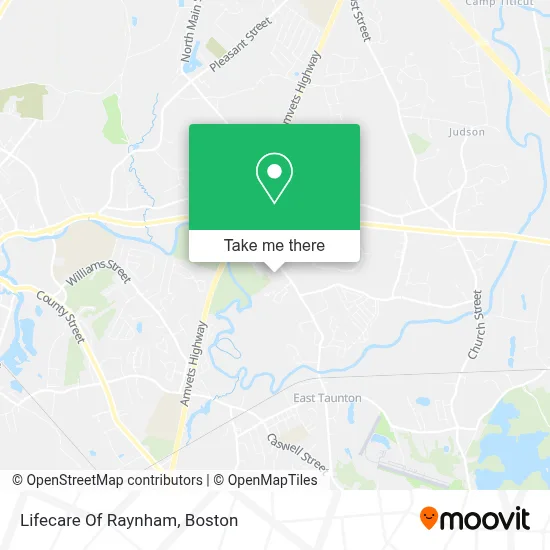 Lifecare Of Raynham map