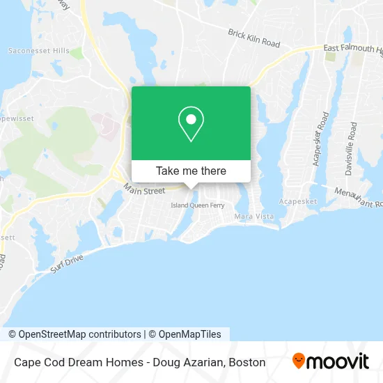 Cape Cod Dream Homes - Doug Azarian map