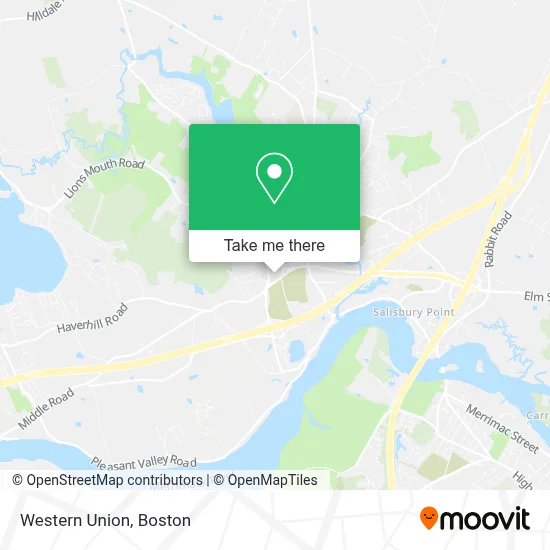 Western Union map