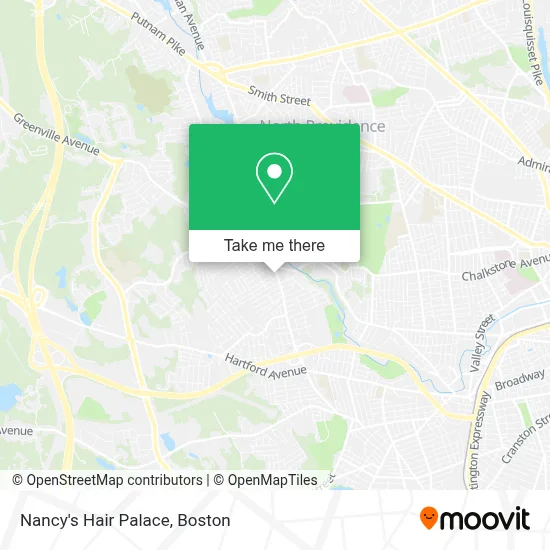 Nancy's Hair Palace map