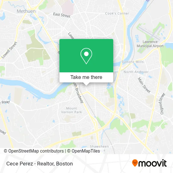 Cece Perez - Realtor map