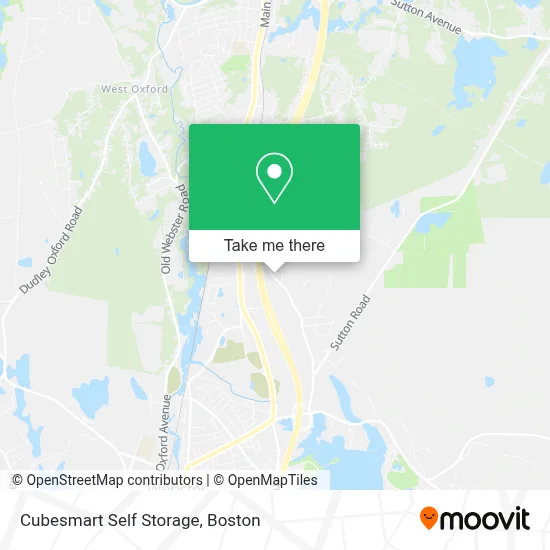 Cubesmart Self Storage map