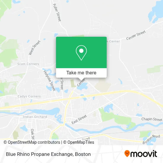 Blue Rhino Propane Exchange map