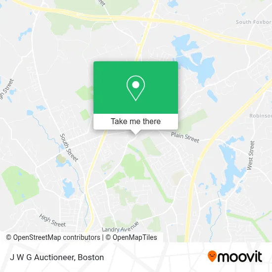 J W G Auctioneer map