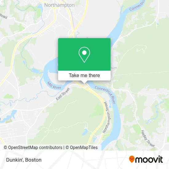 Dunkin' map