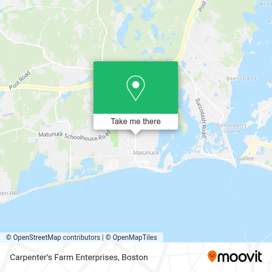 Carpenter's Farm Enterprises map