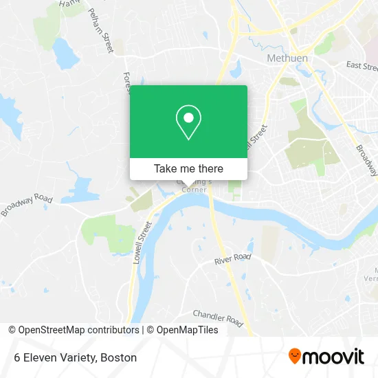 6 Eleven Variety map