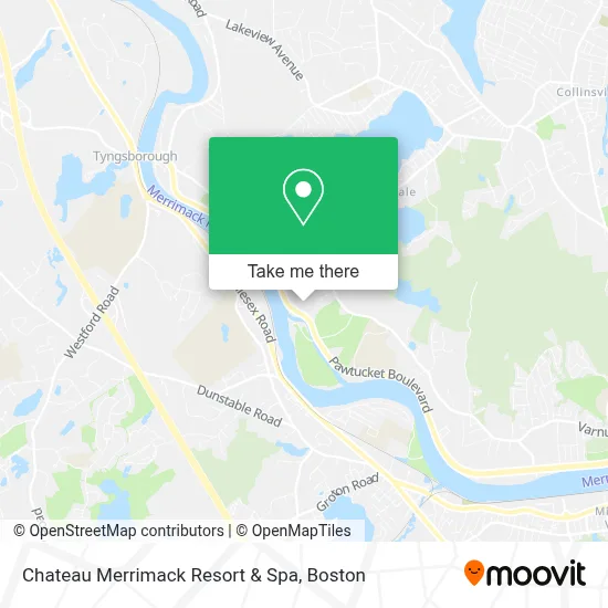 Chateau Merrimack Resort & Spa map
