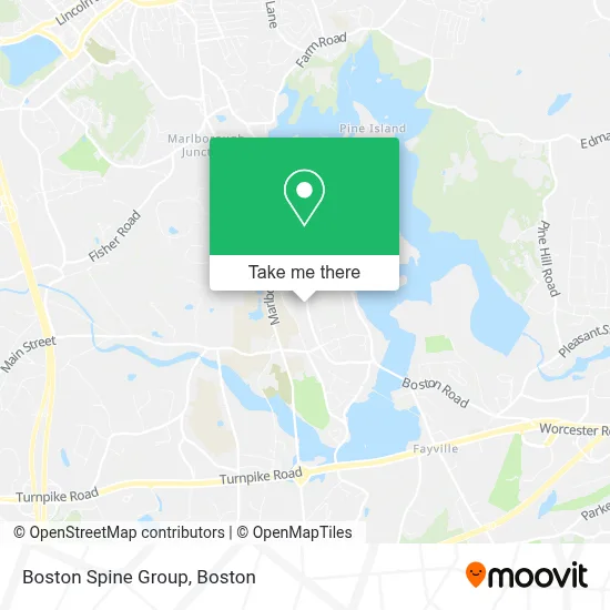 Boston Spine Group map