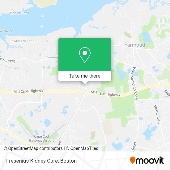 Fresenius Kidney Care map
