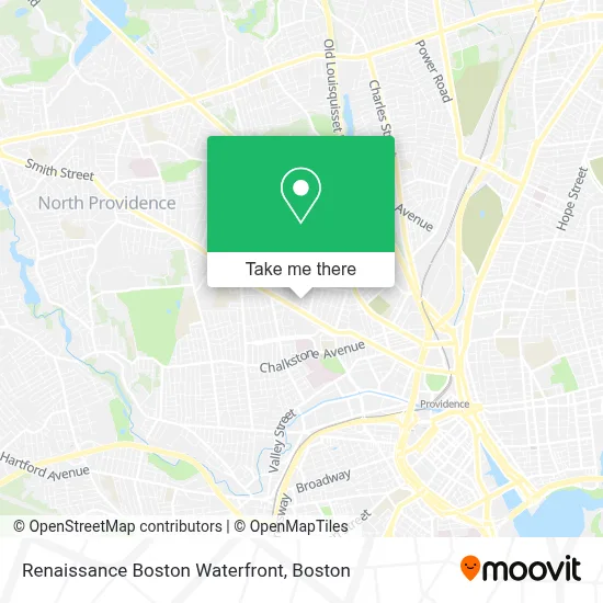 Renaissance Boston Waterfront map
