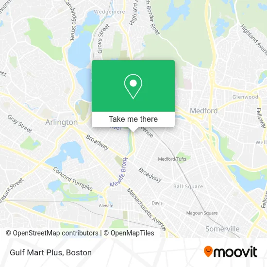 Gulf Mart Plus map