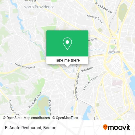 El Anafe Restaurant map