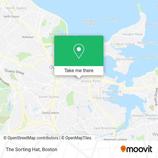 The Sorting Hat map