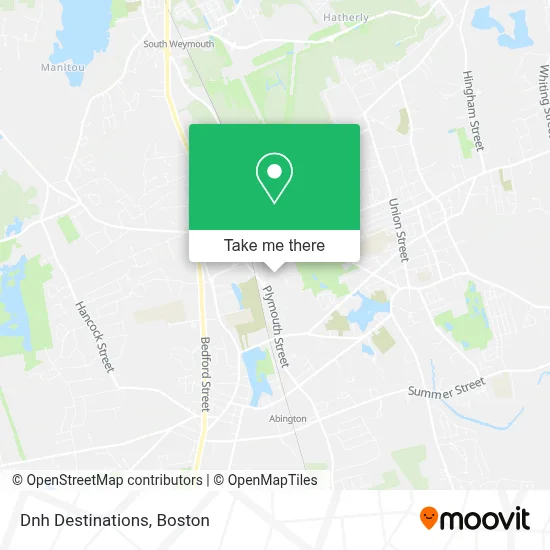 Dnh Destinations map