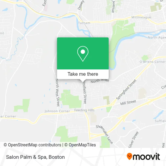 Salon Palm & Spa map