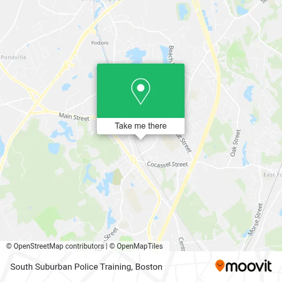 South Suburban Police Training map