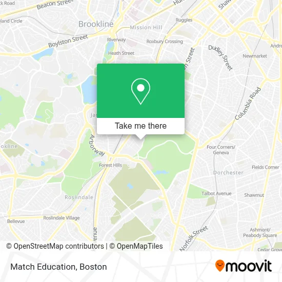 Match Education map