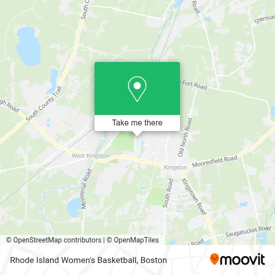 Rhode Island Women's Basketball map