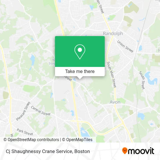 Cj Shaughnessy Crane Service map
