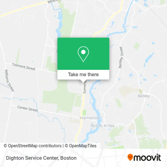 Dighton Service Center map