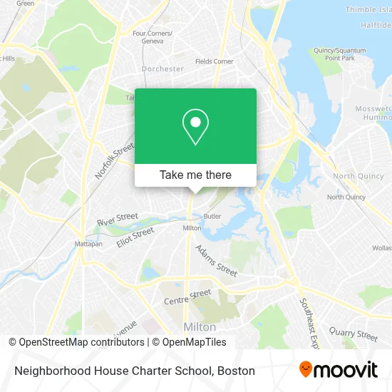 Neighborhood House Charter School map