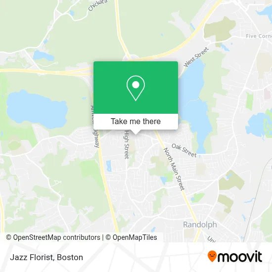 Jazz Florist map