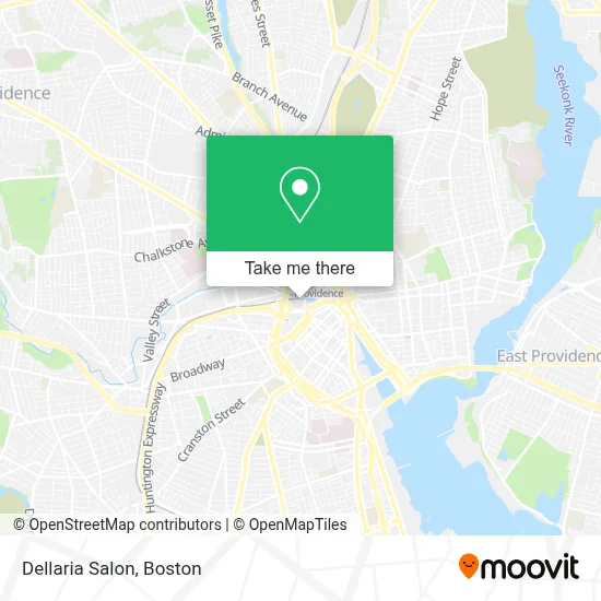Dellaria Salon map