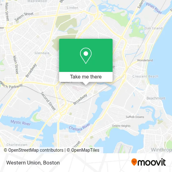 Western Union map